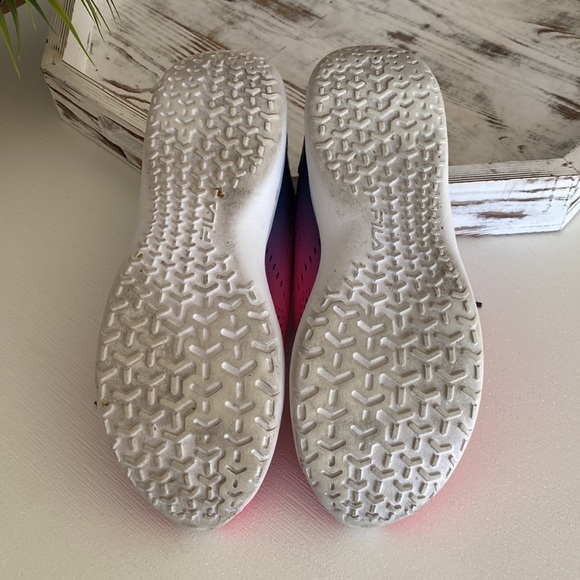 FILA COOLMAX PINK OMBRÉ SNEAKERS SIZE 8 - Picture 7 of 11